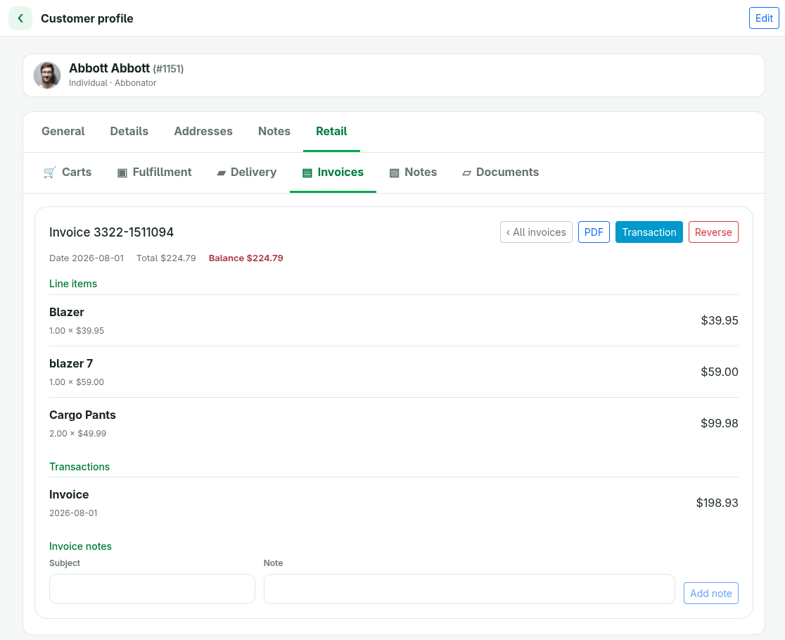 customer-profile-retail-invoices-view
