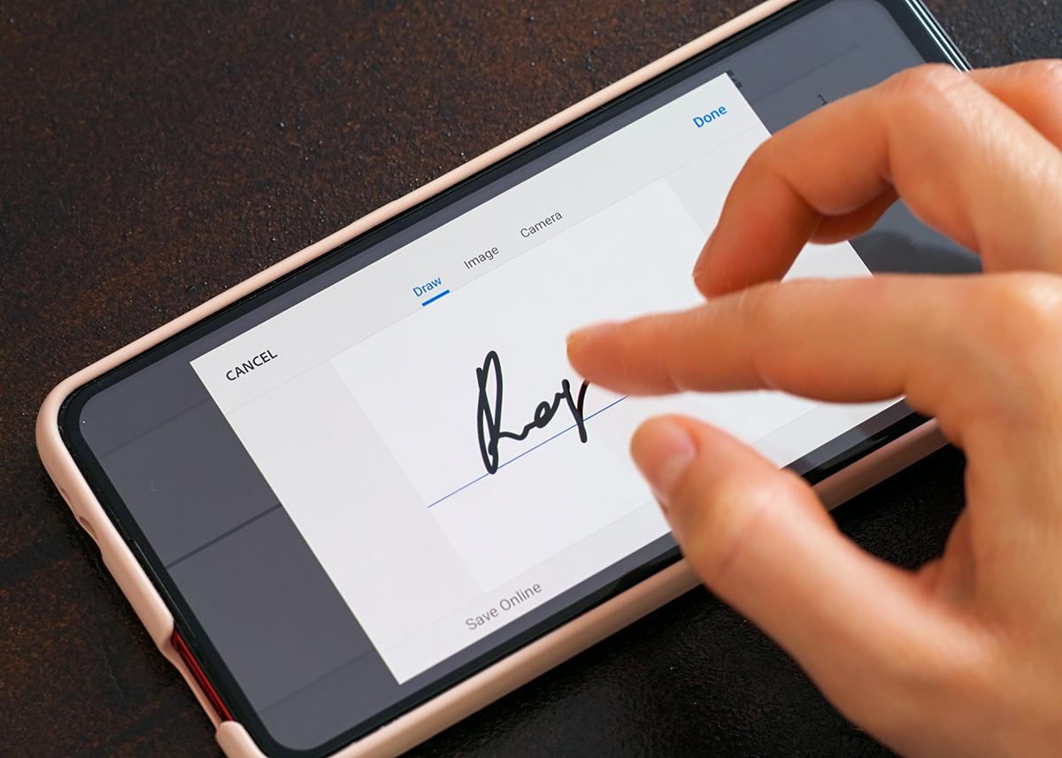 Use electronic signatures