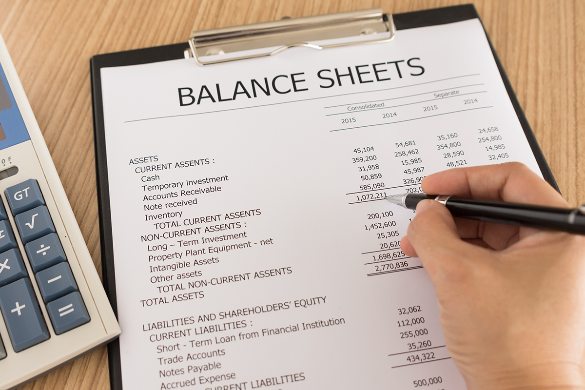 Balance sheets