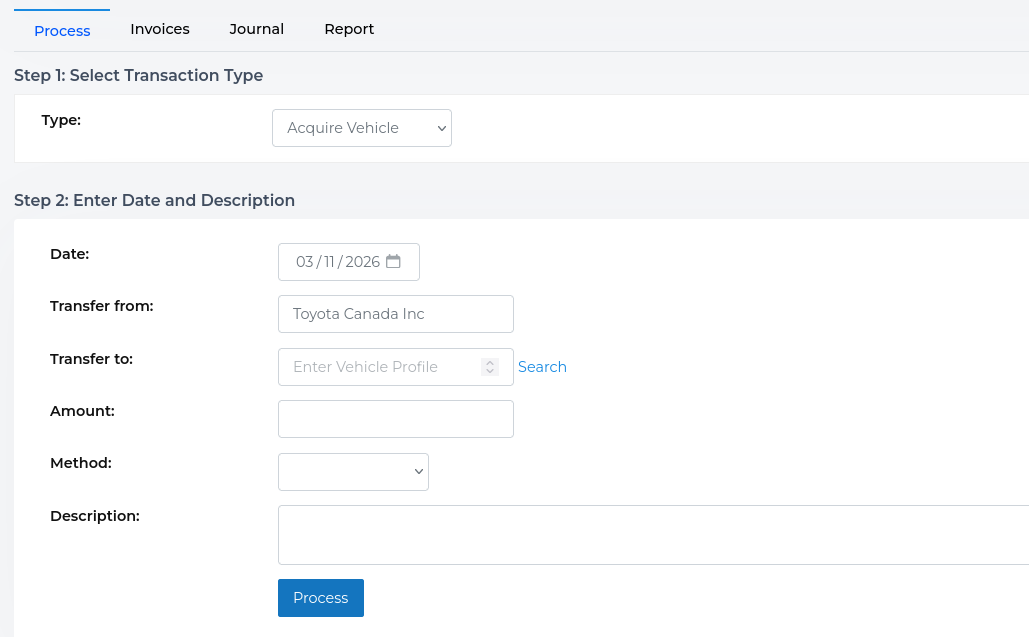 Asset Recordkeeping System