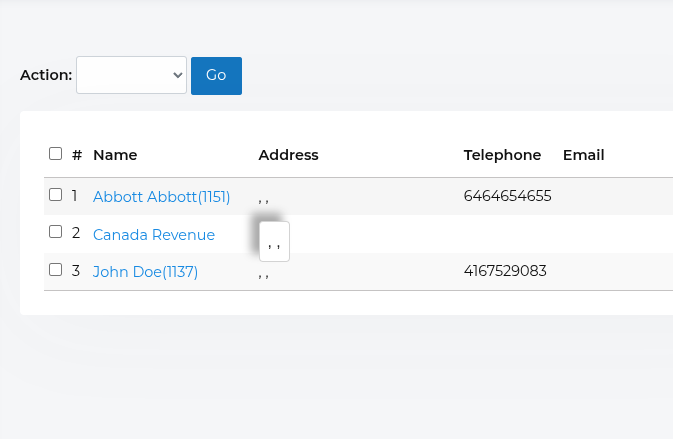 Director configuring option in SureCommand ERP