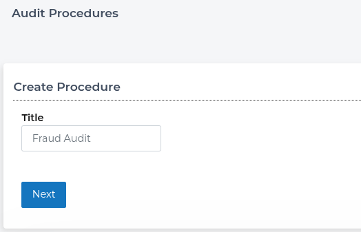 Director planning procedure