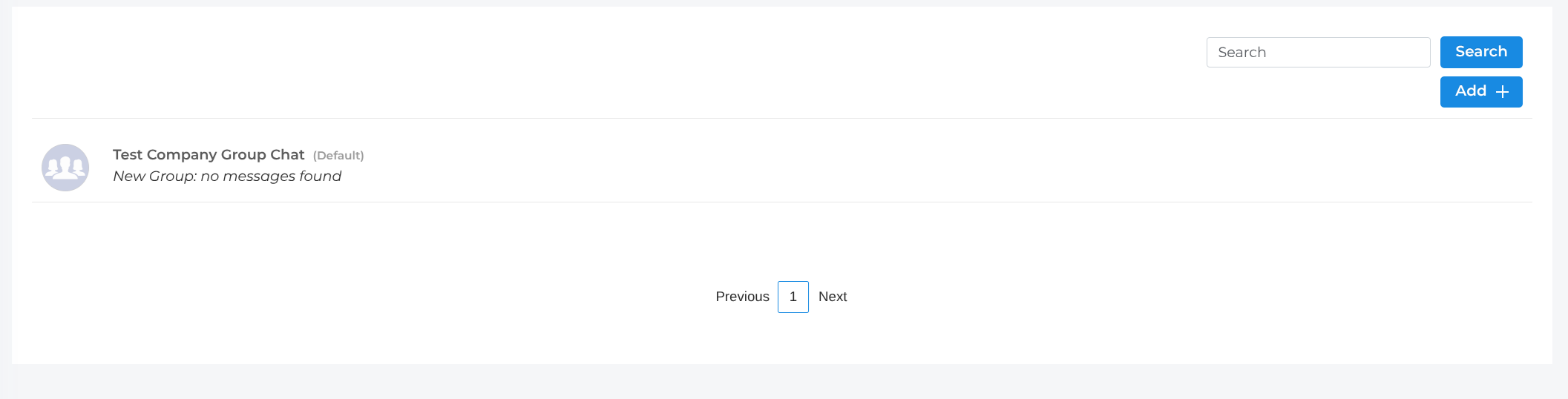 Messaging List