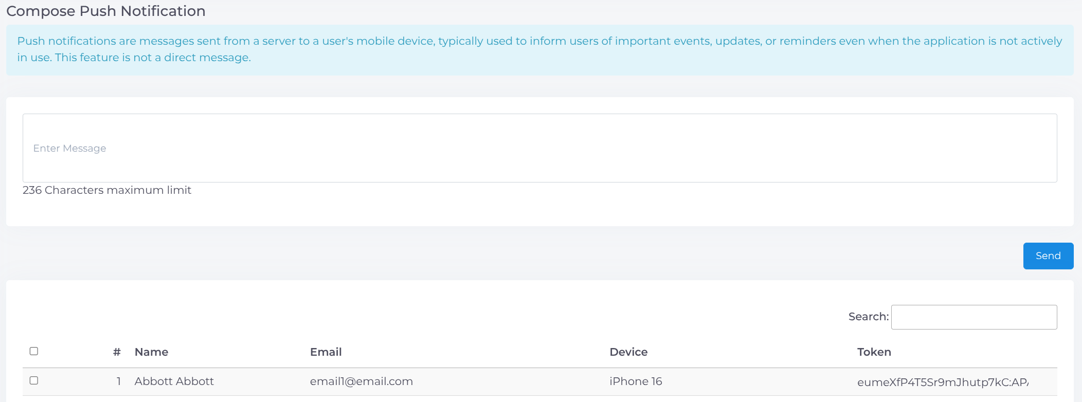 Push Notifications