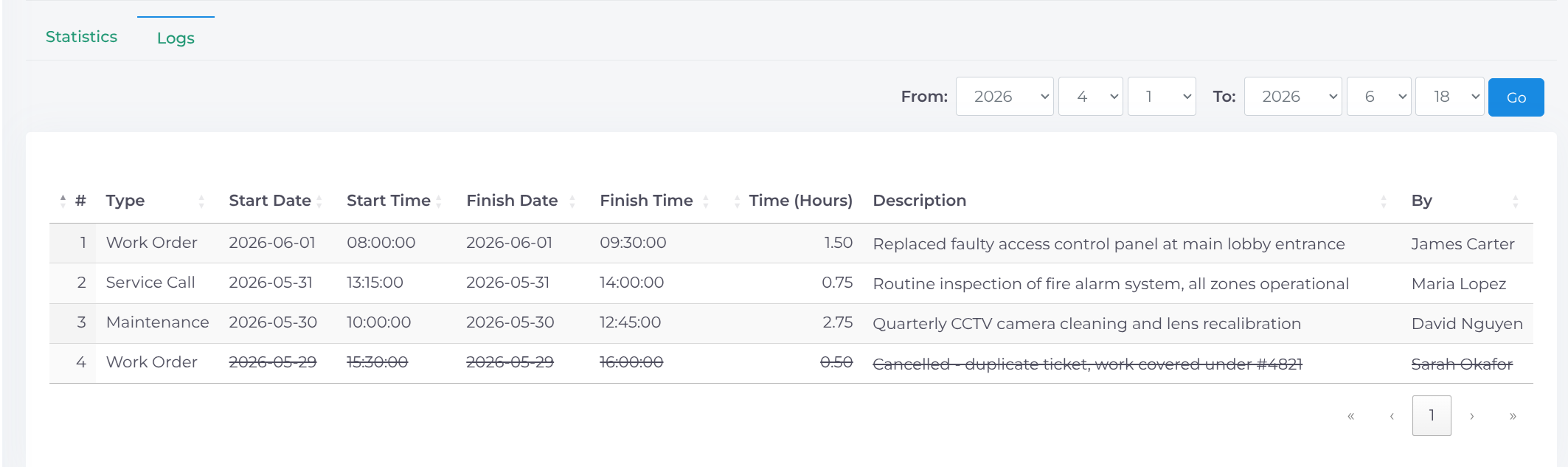workorders-dashboard-logs