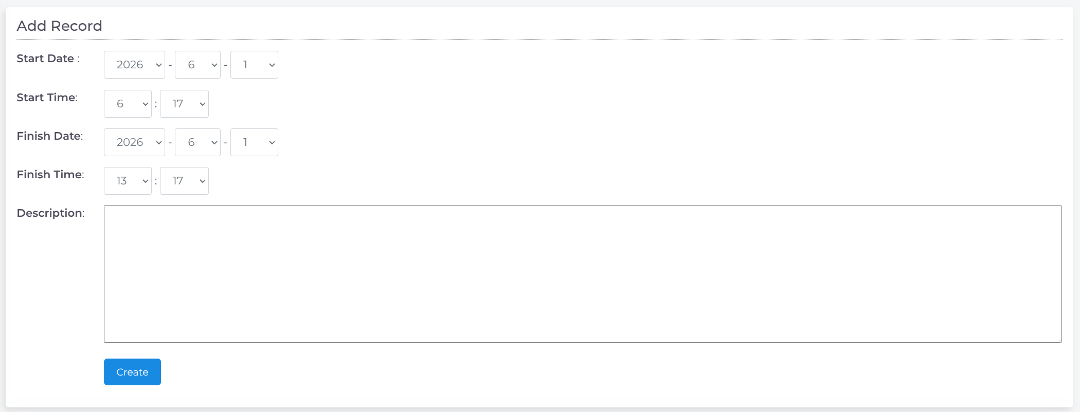 Add Log Entry