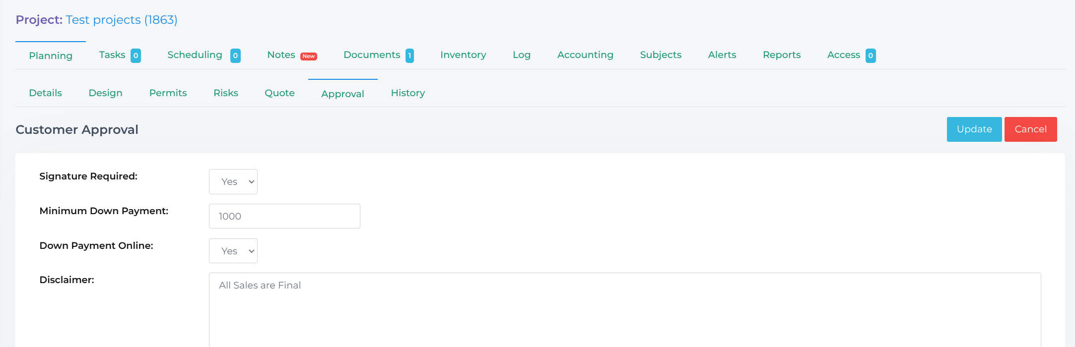 Project Approval