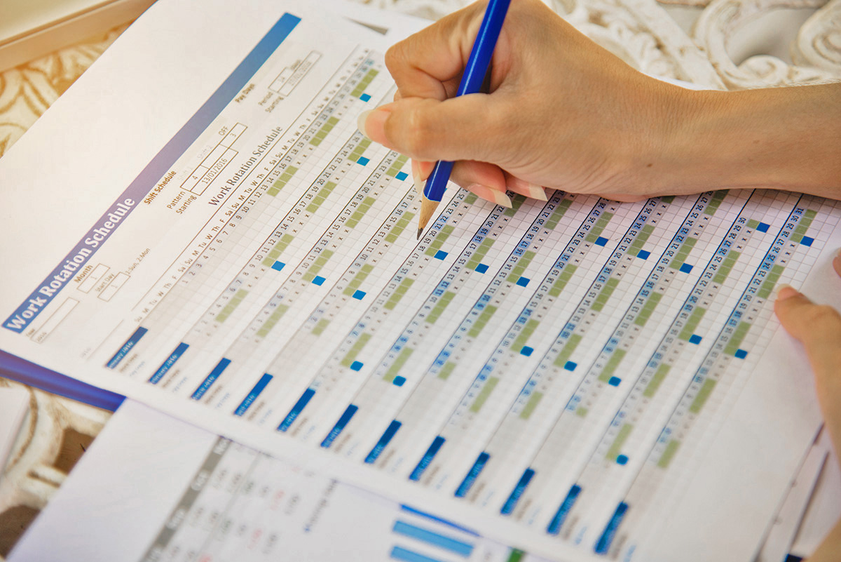 Scheduling Chart Types