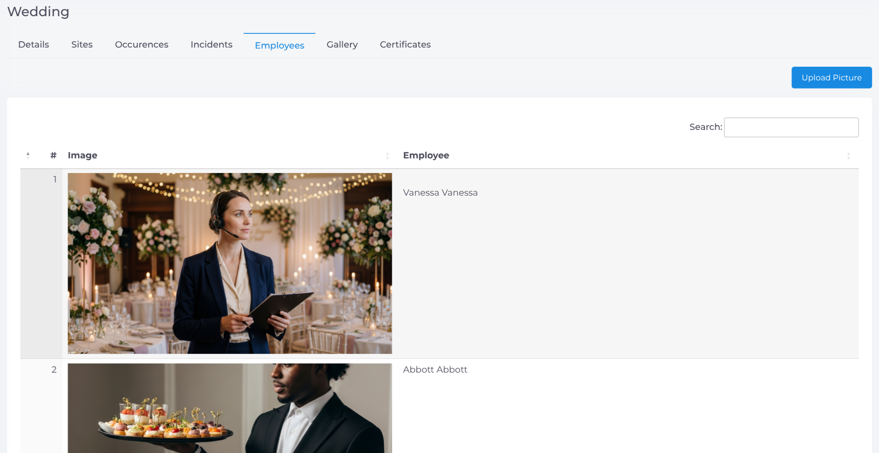 Event Employees